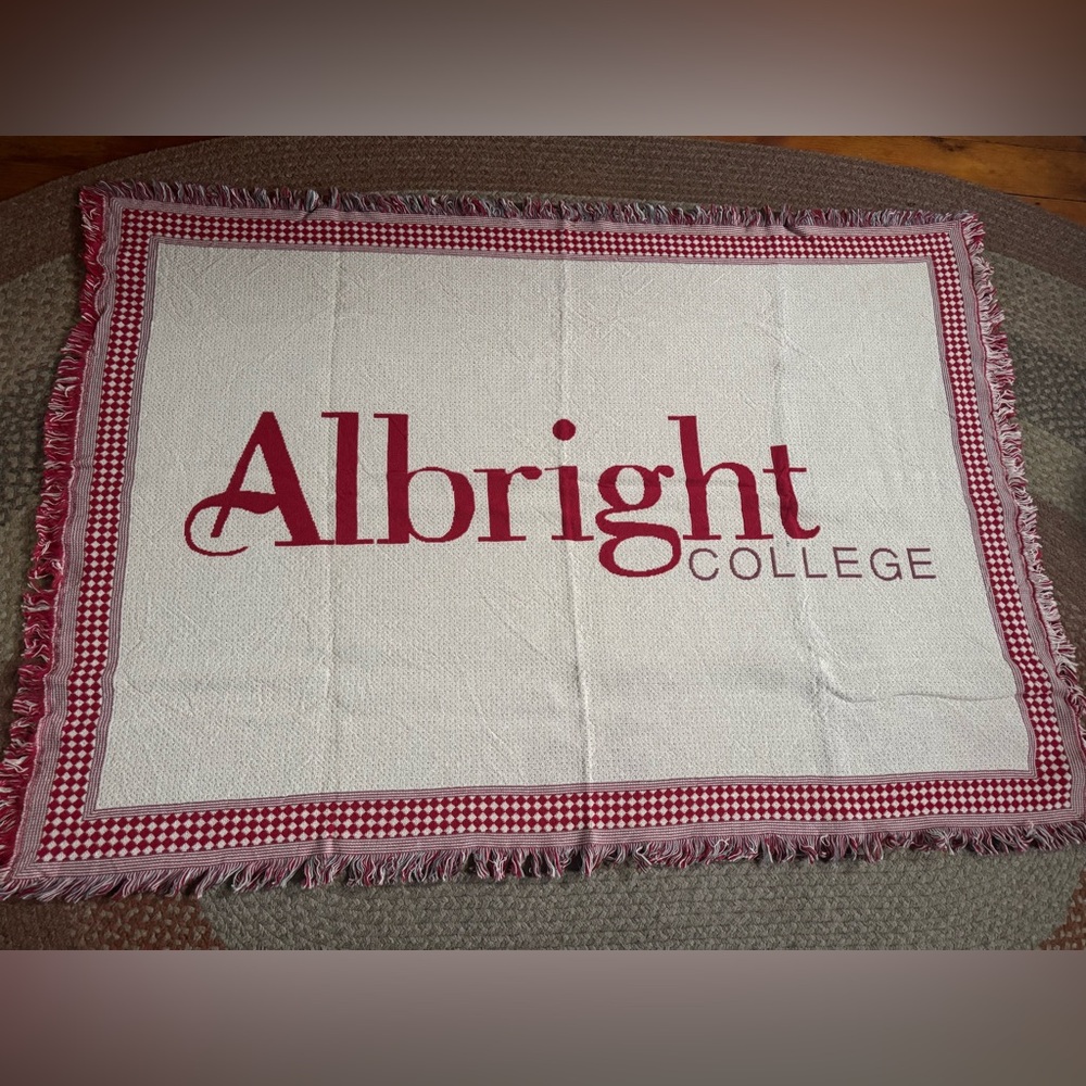 Albright College (Pa.) Woven Throw Blanket